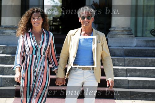 Brummen 23 juli 2019
Nicole Buch met haar nieuwe vriend George bij Kasteel Engelenburg