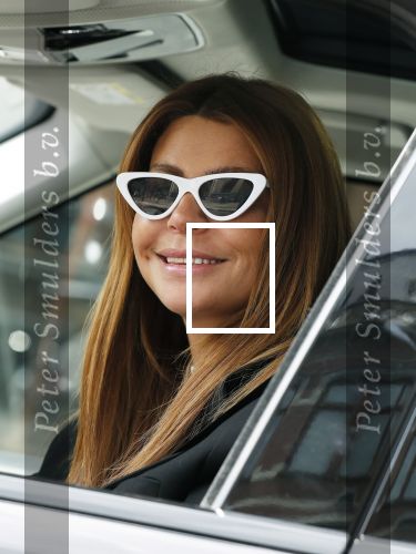 Amsterdam 3 juli 2019
Olcay Gulsen met aparte zonnebril in haar auto in Amsterdam