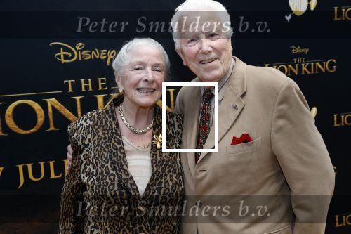Amsterdam 15 juli 2019
Premiere the lion king in tuschinski. Paul v Gorcum kwam met zijn vrouw
