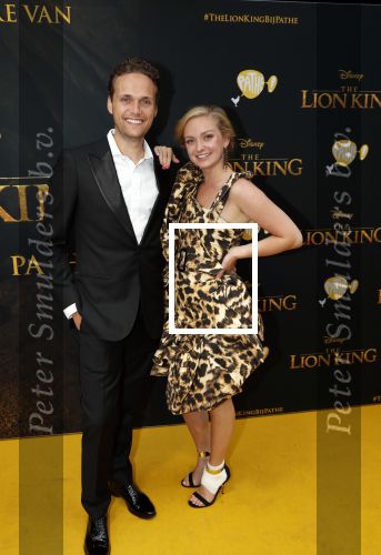 Amsterdam 15 juli 2019
Premiere the lion king in tuschinski. Pip Pellens en Pim Wessels