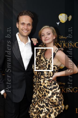 Amsterdam 15 juli 2019
Premiere the lion king in tuschinski. Pip Pellens en Pim Wessels