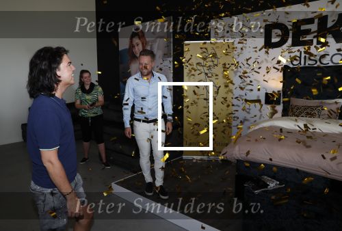 Berkel en Rodenrijs 24 juli 2019
Roy Donders onthult zijn bed bij  Dekbed-Discounter.nl