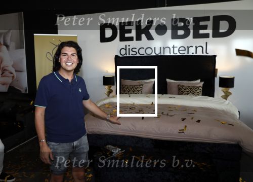 Berkel en Rodenrijs 24 juli 2019
Roy Donders onthult zijn bed bij  Dekbed-Discounter.nl