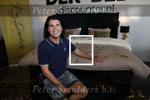 Berkel en Rodenrijs 24 juli 2019
Roy Donders onthult zijn bed bij  Dekbed-Discounter.nl