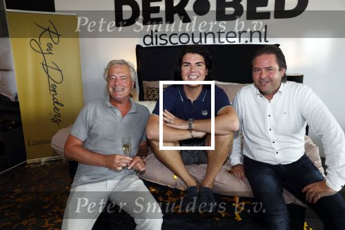 Berkel en Rodenrijs 24 juli 2019
Roy Donders onthult zijn bed bij  Dekbed-Discounter.nl