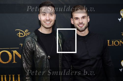 Amsterdam 15 juli 2019
Premiere the lion king in tuschinski. Rutger Vink en Thomas v Grinsven