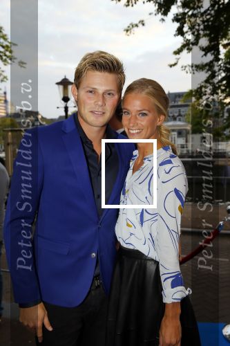 Amsterdam 2 september 2014
50 jaar de Tros wordt gevierd in carre met alle tros corryfeeen. 
Tim Douwsma met vriendin