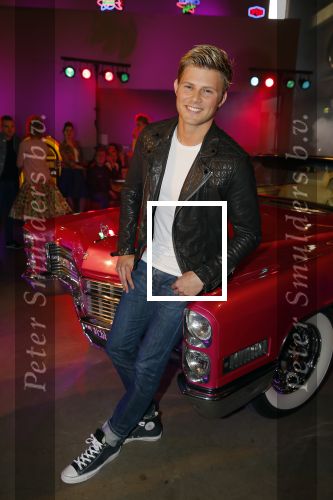 Amsterdam 8 mei 2015  
Cast van Grease met oa Tim Douwsma
