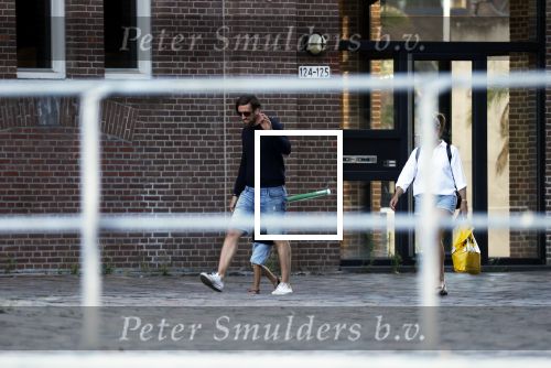 Rotterdam 22 juli 2020
Mattie Valk met zijn vriendin en haar zoontje bij zijn huis/appartement