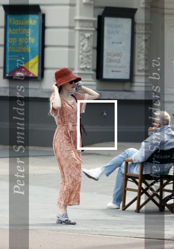 Amsterdam 28 juli 2020
Sigrid ten Napel op straat in amsterdam zuid