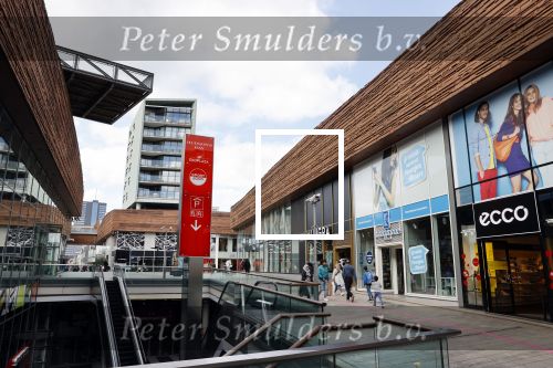 Almere 30 juli 2020
Winkelcentrum de Citadel in Almere met appartementen boven de winkels