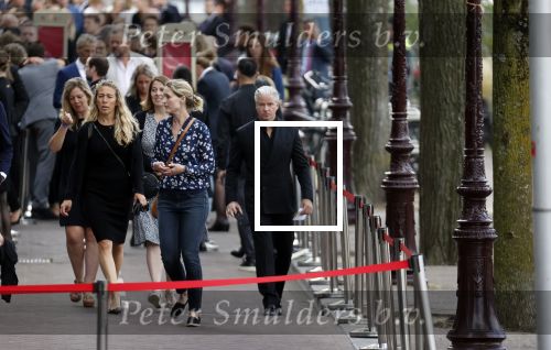 Amsterdam 22 juli 2021
Herdenkingsdienst van Peter R de Vries in Carre . Dries Roelvink