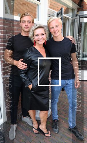 Breukelen, 29 Juli 2021
Mariska v Kolck  met haar zonen Christoph Jacobseb en Vincent Jacobsen