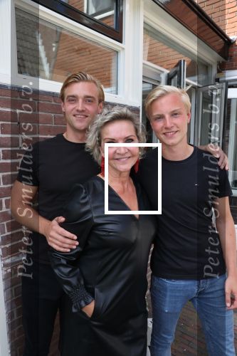 Breukelen, 29 Juli 2021
Mariska v Kolck  met haar zonen Christoph Jacobseb en Vincent Jacobsen