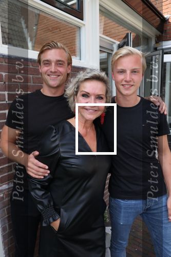 Breukelen, 29 Juli 2021
Mariska v Kolck  met haar zonen Christoph Jacobseb en Vincent Jacobsen