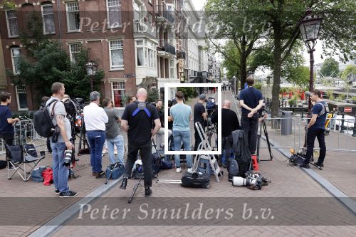 Amsterdam 22 juli 2021
Herdenkingsdienst van Peter R de Vries in Carre . Persvak