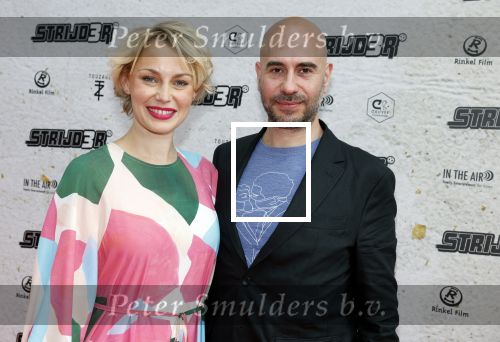 Amsterdam 20 juli 2022
Premiere Strijder in Tuschinski. Soufiane Touzani , Martijn Fischer Maartje v d Wetering Maik Cillekens Anouar Kasmi en Kailani Busker spelen de hoofdrollen. Maartje v d Wetering  kwam met partner Jose Luis Sogorb Jover