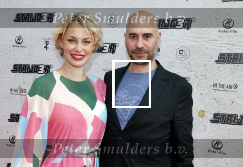 Amsterdam 20 juli 2022
Premiere Strijder in Tuschinski. Soufiane Touzani , Martijn Fischer Maartje v d Wetering Maik Cillekens Anouar Kasmi en Kailani Busker spelen de hoofdrollen. Maartje v d Wetering  kwam met partner Jose Luis Sogorb Jover