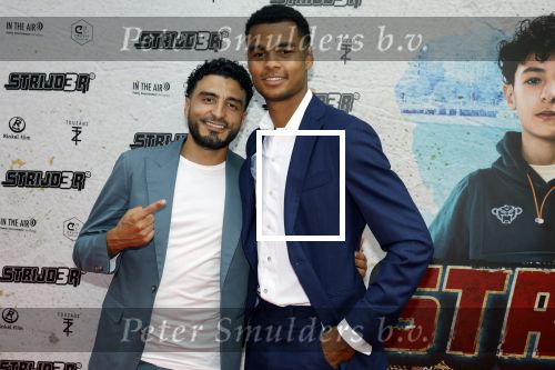 Amsterdam 20 juli 2022
Premiere Strijder in Tuschinski. Soufiane Touzani , Martijn Fischer Maartje v d Wetering Maik Cillekens Anouar Kasmi en Kailani Busker spelen de hoofdrollen. Soufiane en Dody Gakpo