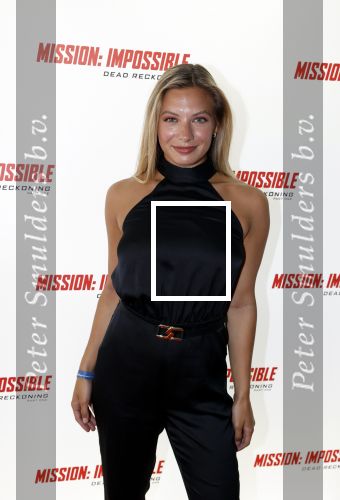 Amsterdam 10 juli 2023
Premiere Mission Impossible in Pathe Arena . Amber Delil met partner