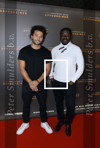 Amsterdam 19 juli 2023
Premiere Oppenheimer in Pathe Arena.
Alkan Cocklu (links) en Andre Dongelmans