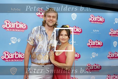 Amsterdam 18 juli 2023
Premiere Barbie in Tuschinski.
Barbara Sloesen met vriend Joost Hofman