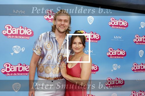 Amsterdam 18 juli 2023
Premiere Barbie in Tuschinski.
Barbara Sloesen met vriend Joost Hofman