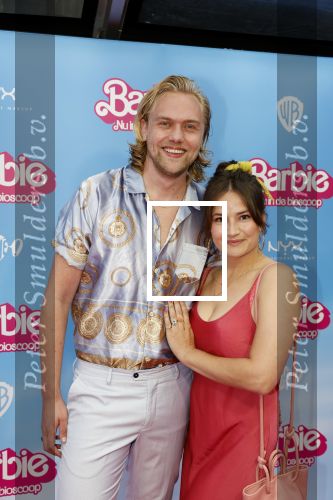 Amsterdam 18 juli 2023
Premiere Barbie in Tuschinski.
Barbara Sloesen met vriend Joost Hofman