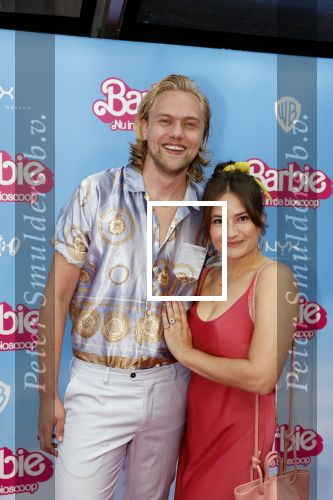 Amsterdam 18 juli 2023
Premiere Barbie in Tuschinski.
Barbara Sloesen met vriend Joost Hofman