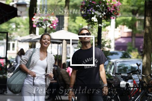 Amsterdam 18 juli 2023
Bas Smit en zijn zus Marielle Smit in Amsterdam zuid