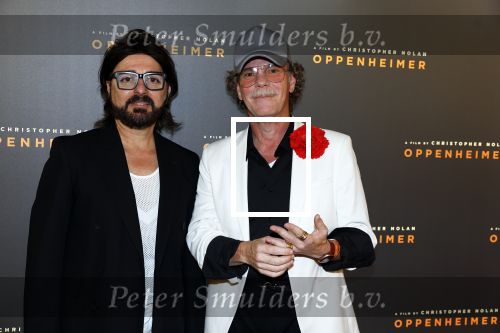 Amsterdam 19 juli 2023
Premiere Oppenheimer in Pathe Arena.
Bastiaan v Schaik met partner