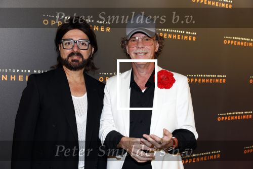 Amsterdam 19 juli 2023
Premiere Oppenheimer in Pathe Arena.
Bastiaan v Schaik met partner