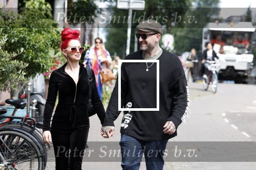 Amsterdam 6 juli 2023
Ben Saunders met zijn vriendin in Amsterdam zuid.