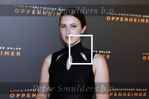 Amsterdam 19 juli 2023
Premiere Oppenheimer in Pathe Arena.
Mariella Kaveo en Delphin Metsers (rechts)