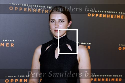 Amsterdam 19 juli 2023
Premiere Oppenheimer in Pathe Arena.
Mariella Kaveo en Delphin Metsers (rechts)