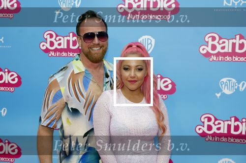 Amsterdam 18 juli 2023
Premiere Barbie in Tuschinski. Djamilla Celina met partner