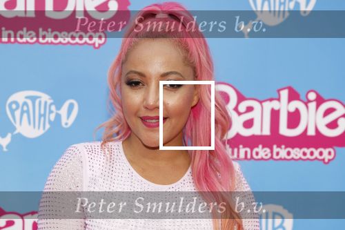 Amsterdam 18 juli 2023
Premiere Barbie in Tuschinski. Djamilla Celina met partner