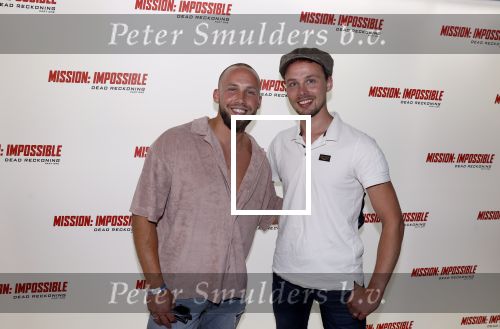 Amsterdam 10 juli 2023
Premiere Mission Impossible in Pathe Arena .
Edino v Dorsten en zijn broer Israel v Dorsten