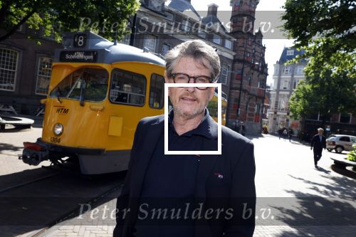 Den Haag 2 juli 2023
Erik de Zwart en vriiend/collega Paul v d Lugt rijden op een tram in Den haag