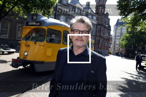 Den Haag 2 juli 2023
Erik de Zwart en vriiend/collega Paul v d Lugt rijden op een tram in Den haag