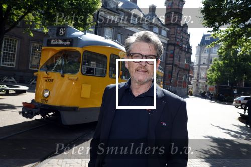 Den Haag 2 juli 2023
Erik de Zwart en vriiend/collega Paul v d Lugt rijden op een tram in Den haag