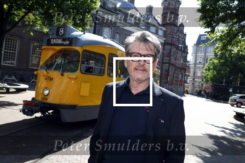Den Haag 2 juli 2023
Erik de Zwart en vriiend/collega Paul v d Lugt rijden op een tram in Den haag