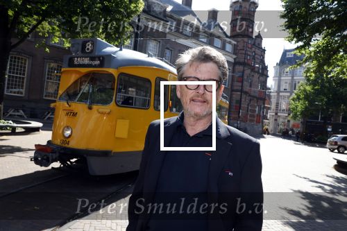Den Haag 2 juli 2023
Erik de Zwart en vriiend/collega Paul v d Lugt rijden op een tram in Den haag