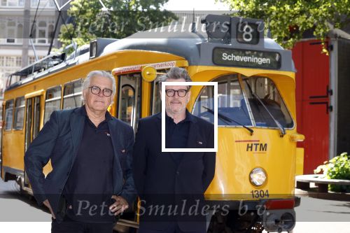 Den Haag 2 juli 2023
Erik de Zwart en vriiend/collega Paul v d Lugt rijden op een tram in Den haag