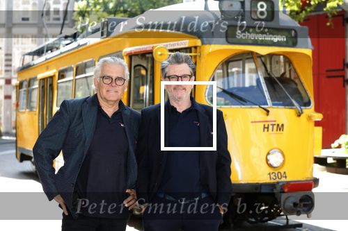 Den Haag 2 juli 2023
Erik de Zwart en vriiend/collega Paul v d Lugt rijden op een tram in Den haag