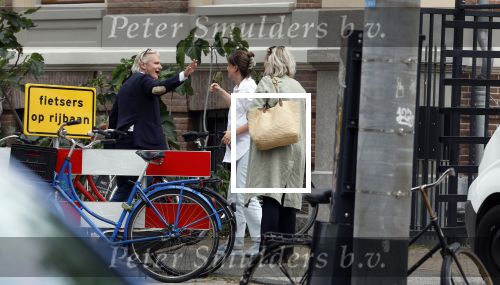 Amsterdam 21 juli 2023
Eva Jinek bij Artis na bespreking redaktie . Eva is zwanger