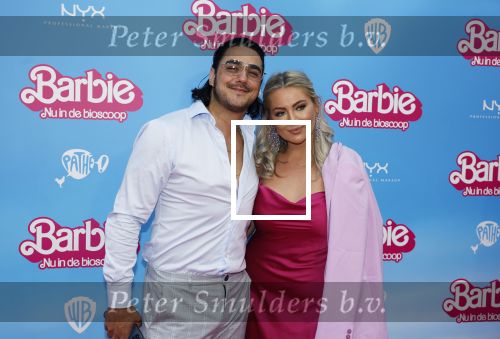 Amsterdam 18 juli 2023
Premiere Barbie in Tuschinski. Kelly Heruer met vriend Jethro Galung