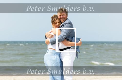 Den haag 30 juni 2023
Fotosessie op het strand Koning Willem Alexander, koningin Maxima en prinses Ariane, Prinses  Amalia en Prinses Alexia poseren tijdens de fotosessie op het strand met hond mambo.