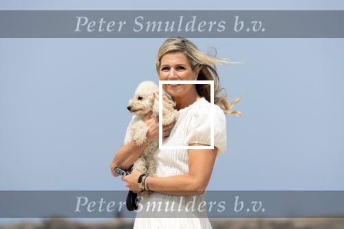Den haag 30 juni 2023
Fotosessie op het strand Koning Willem Alexander, koningin Maxima en prinses Ariane, Prinses  Amalia en Prinses Alexia poseren tijdens de fotosessie op het strand met hond mambo.