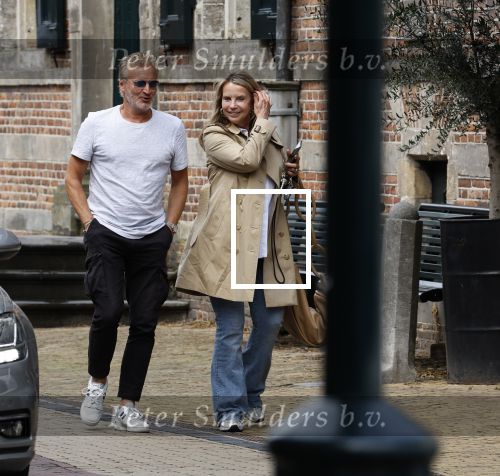 Naarden, 17 juli 2023
Linda de Mol samen met  Erland Galjaard